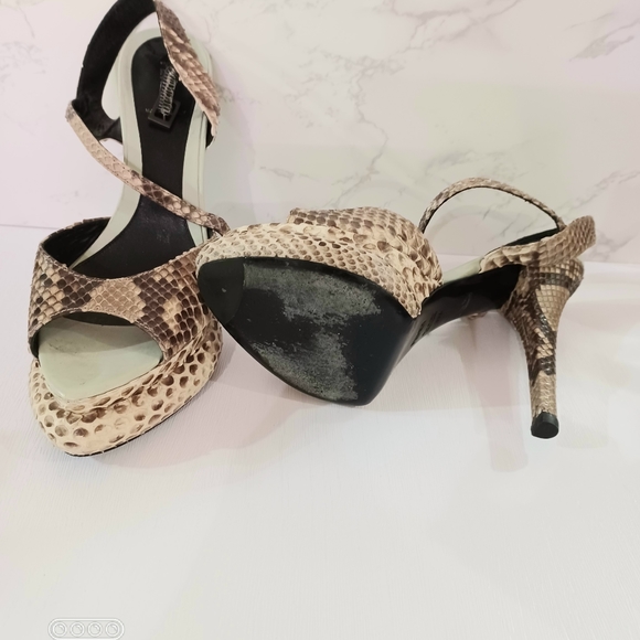 Authentic Fendi Python Snake Skin Platform Shoes. - Picture 3 of 6